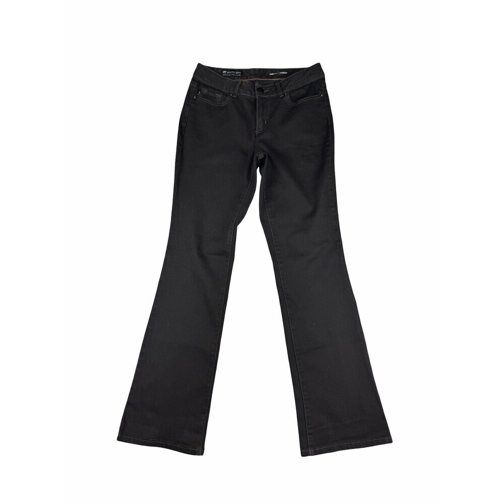 Lee Modern Series Curvy Fit Bootcut Jeans Black Size 8 Short 30x31 Stretch Mid R